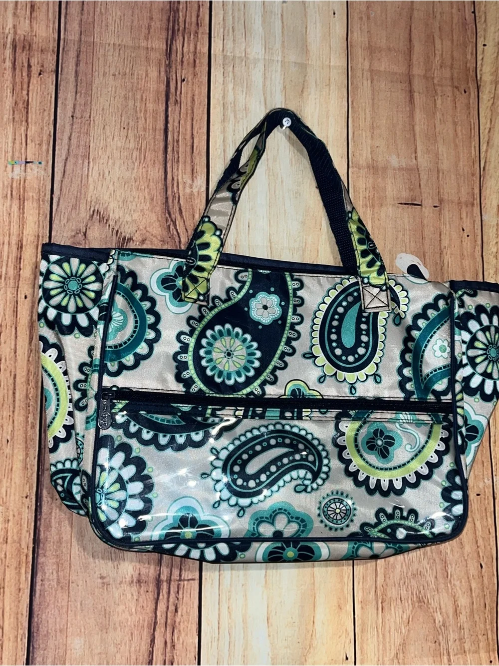 Thirty-One True Beauty Bag Paisley Day Like New Makeup Bag